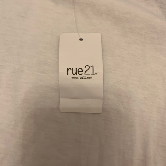 Rue 21 Base Ball Tee Crop Top - Picture 2 of 4